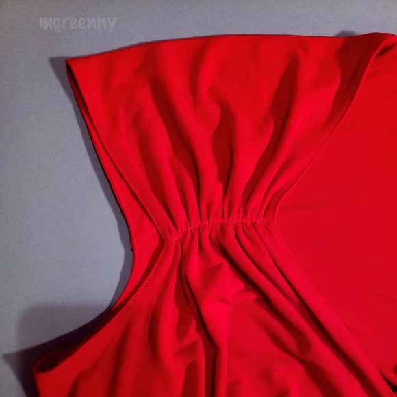 Pinup Couture Red Top - Picture 6 of 7